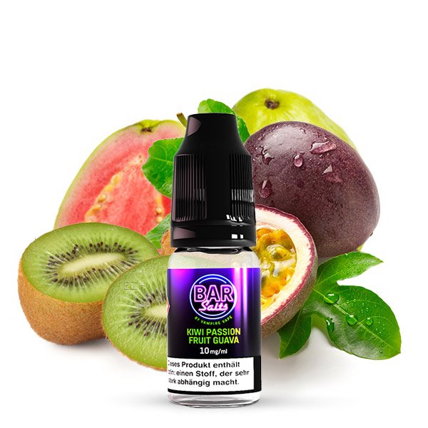 Vampire Vape Bar Salts Kiwi Passion Fruit Guava NicSalt 10ml