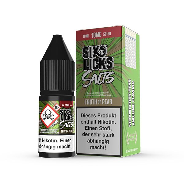 Six Licks Truth of Pear NicSalt Liquid 10ml