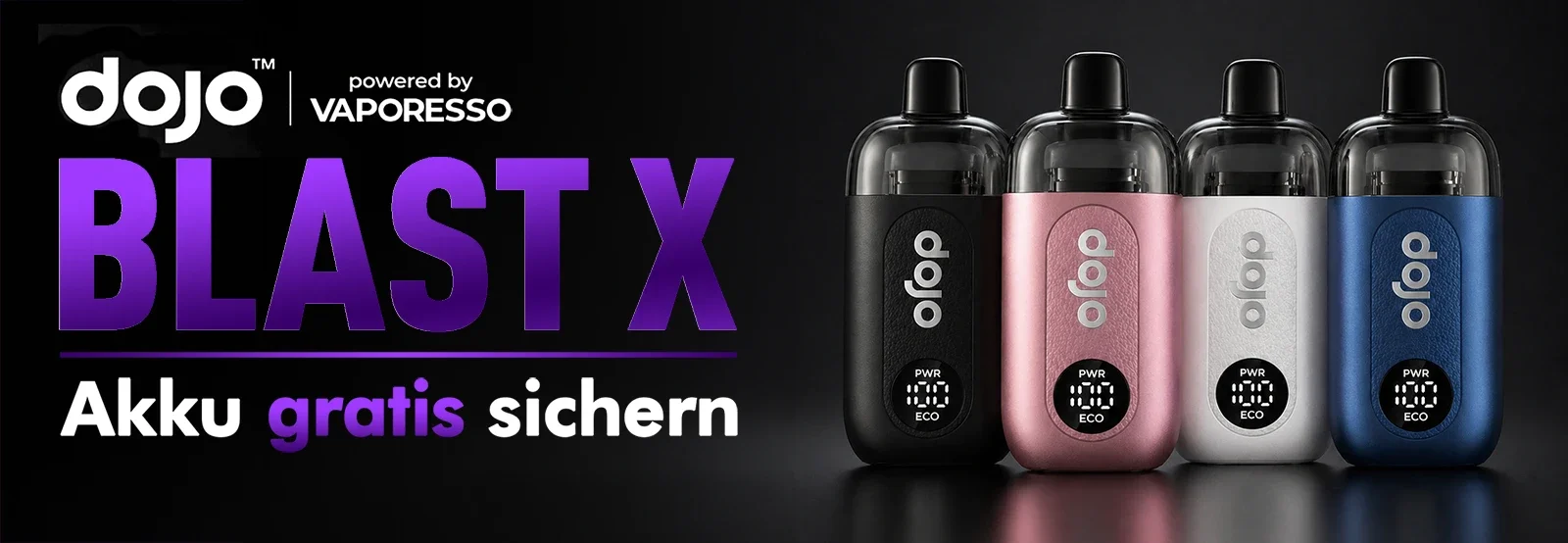 Akku für Dojo Blast X gratis sichern