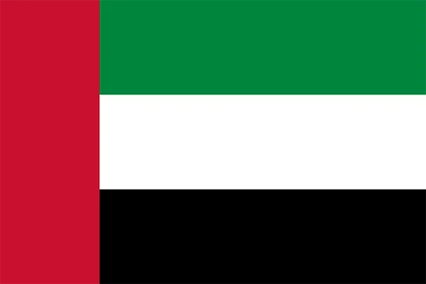 Länderflagge der Vereinigten Arabischen Emirate