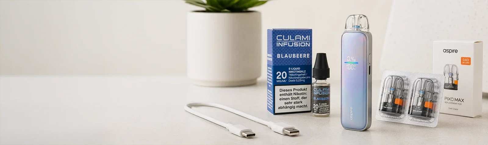 Einsteiger-Set zum Umstieg vom Rauchen zum Dampfen