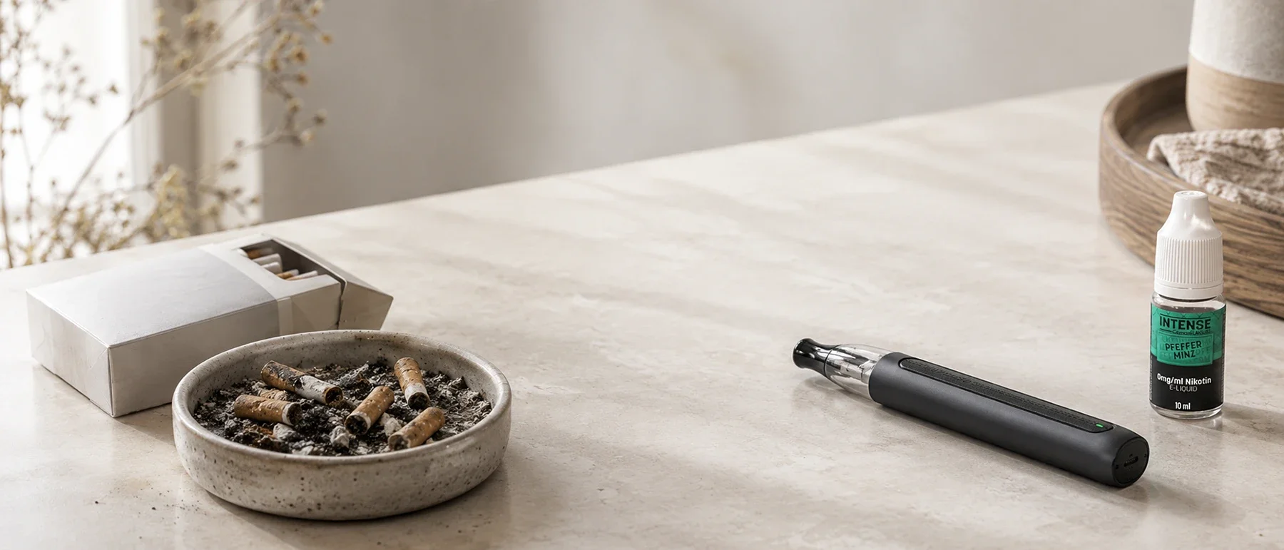 Vom Rauchen zum Dampfen umsteigen mit Pod-System