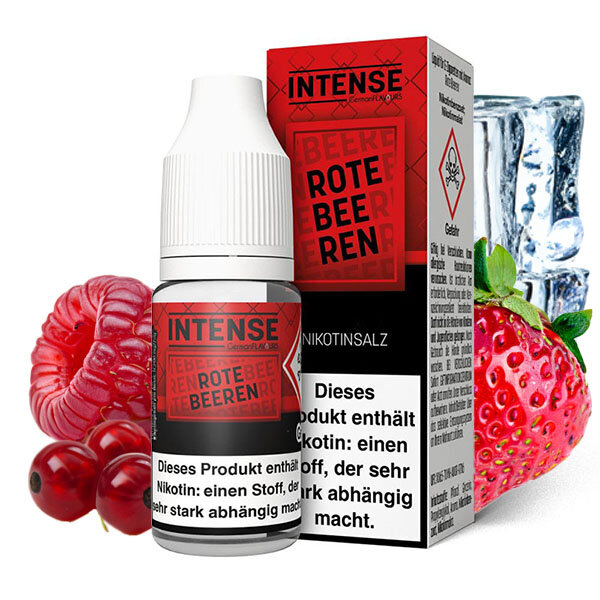 Intense Rote Beeren 10ml Nikotinsalz Liquid 10mg