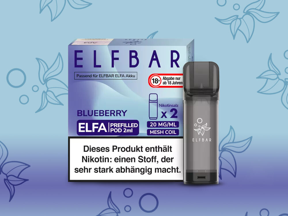 elfbar elfa kaufen ELF BAR Elfa Pro Blueberry Snoow Prefilled Pod main image 1