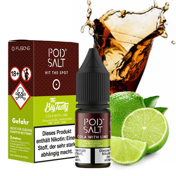 Pod Salt Fusion Cola with Lime Nikotinsalz Liquid 20mg