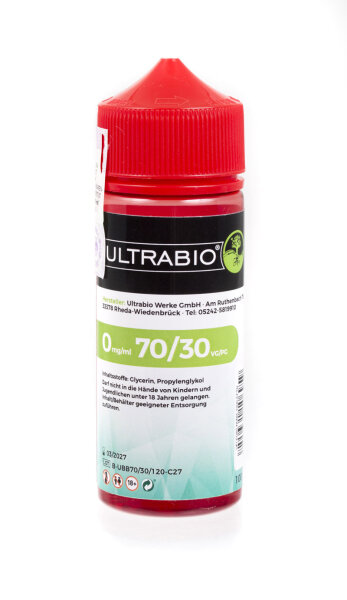 Ultrabio Base 100ml in 120ml Chubbyflasche 70/30 VPG