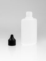 50ml Leerflasche oval / milchig