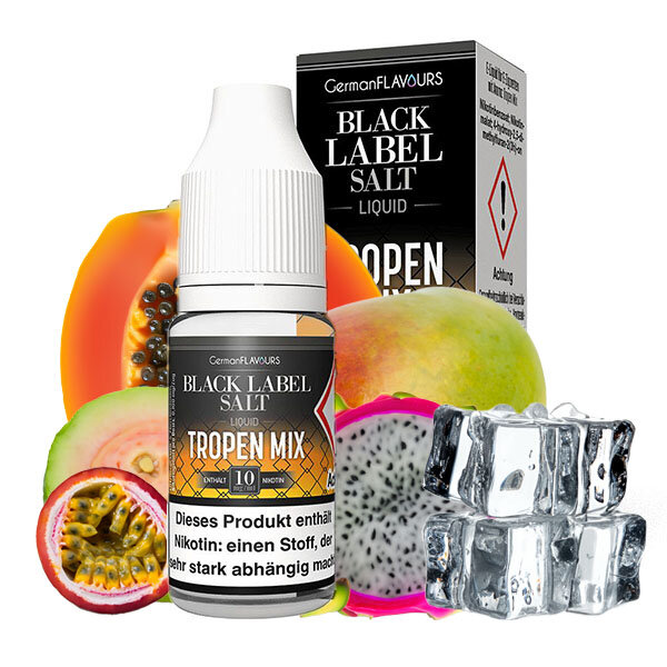 Black Label Tropen Mix NicSalt 10ml Liquid 10mg