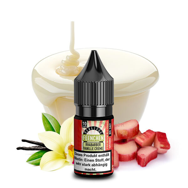 Nebelfee Rhabarber Vanille Creme Feenchen NicSalt 10ml 20mg