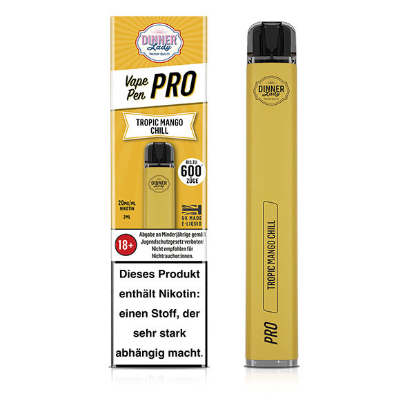 Dinner Lady Vape Pen Pro Tropic Mango Chill 20mg/ml