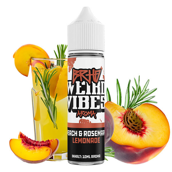 BRHD Weird Vibes Peach & Rosemary Lemonade 10ml Aroma