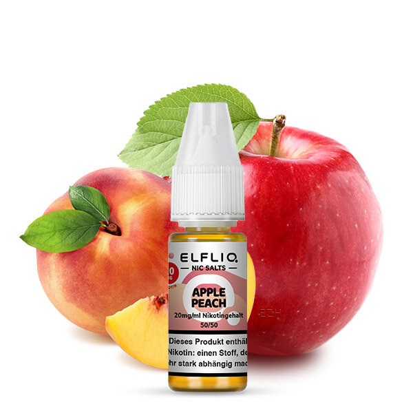 Elfliq by Elfbar Apple Peach Nikotinsalz Liquid 10ml 10mg