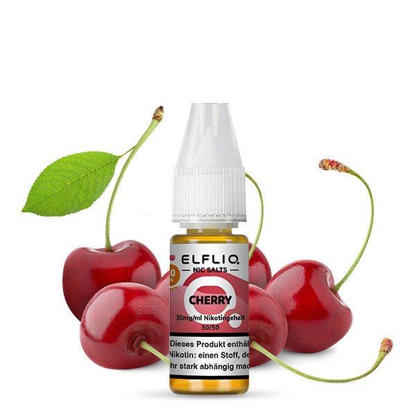 Elfliq by Elfbar Cherry Nikotinsalz Liquid 10ml 10mg