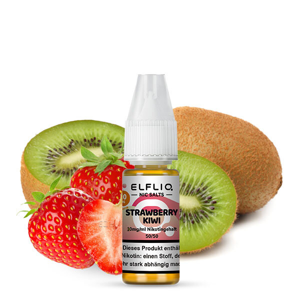 Elfliq by Elfbar Strawberry Kiwi Nikotinsalz Liquid 10ml 20mg