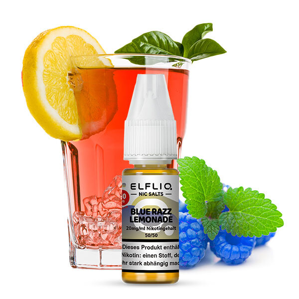 Elfliq by Elfbar Blue Razz Lemonade Nikotinsalz Liquid 10ml 10mg