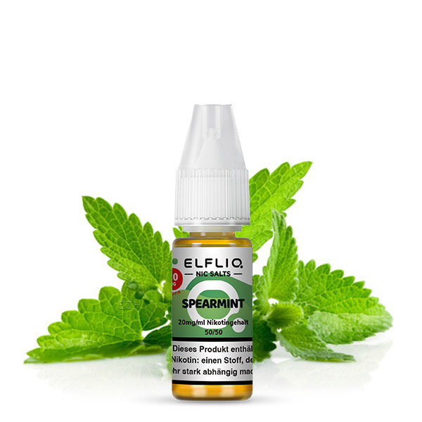 Elfliq by Elfbar Spearmint Nikotinsalz Liquid 10ml 10mg