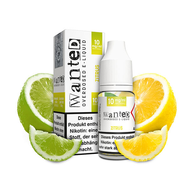 Wanted Zitrus NicSalt 10ml Liquid 10mg