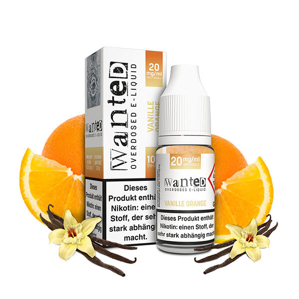 Wanted Vanille Orange NicSalt 10ml Liquid 20mg