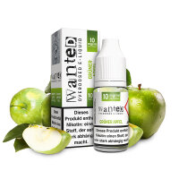 Wanted Grüner Apfel NicSalt 10ml Liquid 10mg