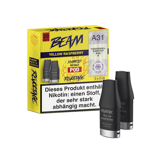 Revoltage Beam Yellow Raspberry Pods I 2 Stück 20mg