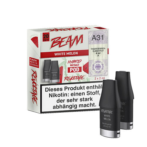 Revoltage Beam White Melon Pods I 2 Stück 20mg