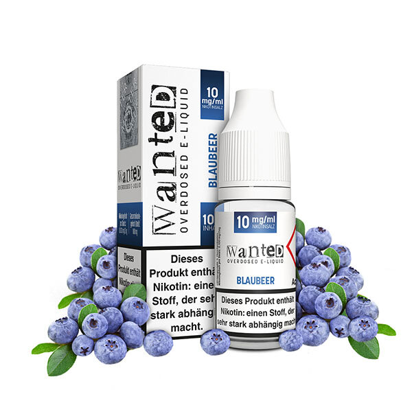 Wanted Blaubeer NicSalt 10ml Liquid 10mg