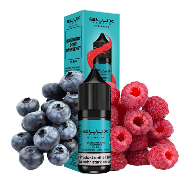 ELUX Blueberry Sour Raspberry Nikotinsalz Liquid 10ml 10mg
