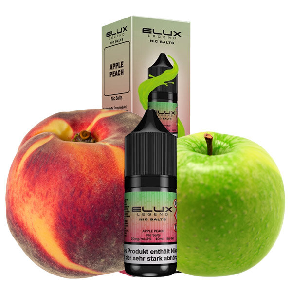 ELUX Apple Peach Nikotinsalz Liquid 10ml 20mg