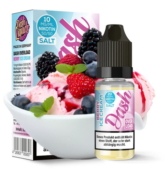 Dash Overload Berry Ice Cream Nikotinsalz Liquid 20mg