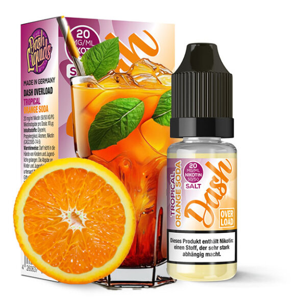 Dash Overload Tropical Orange Soda Nikotinsalz Liquid 10mg