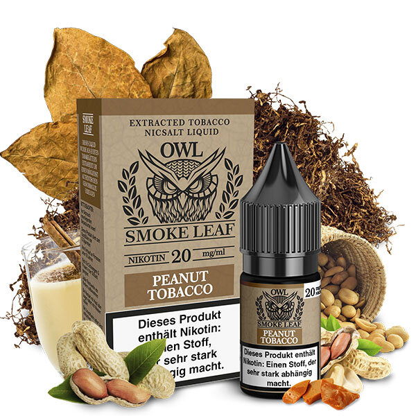 OWL Smoke Leaf Peanut Tobacco Nikotinsalz Liquid 20mg
