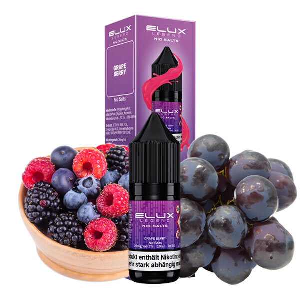 ELUX Grape Berry Nikotinsalz Liquid 10ml 10mg