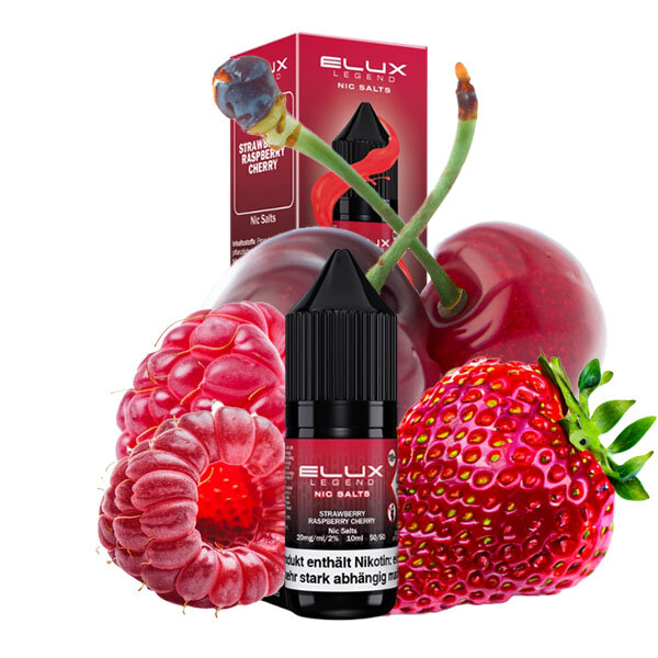 ELUX Strawberry Raspberry Cherry Nikotinsalz Liquid 10ml 20mg