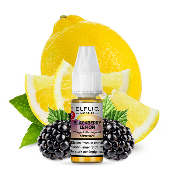Elfliq by Elfbar Blackberry Lemon Nikotinsalz Liquid 10ml 20mg