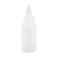 60ml Leerflasche rund mit Spitze (LDPE)