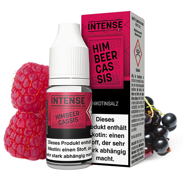 Intense Himbeer Cassis 10ml Nikotinsalz Liquid 5mg