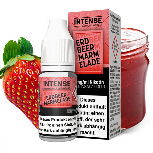 Intense Erdbeermarmelade 10ml Nikotinsalz Liquid 5mg