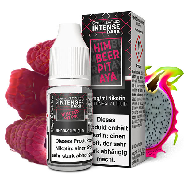 Intense Dark Himbeer Pitaya 10ml Nikotinsalz Liquid 10mg