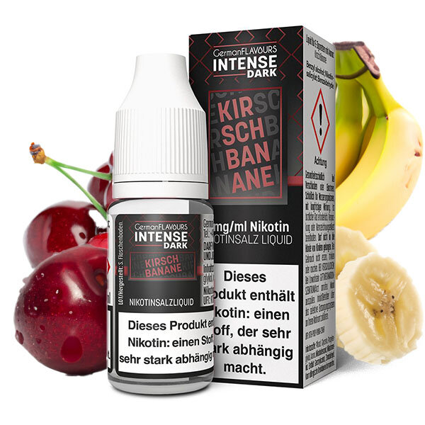Intense Dark Kirsch Banane 10ml Nikotinsalz Liquid 20mg