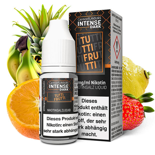 Intense Dark Tutti Frutti 10ml Nikotinsalz Liquid 20mg
