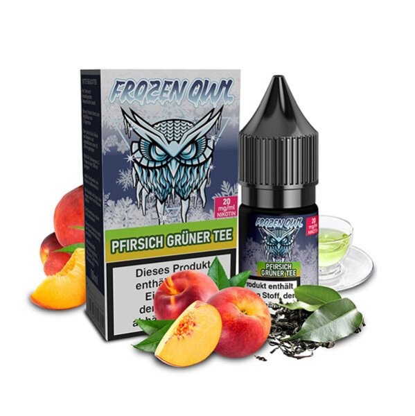 Frozen OWL Pfirsich Grüner Tee Nikotinsalz Liquid 20mg