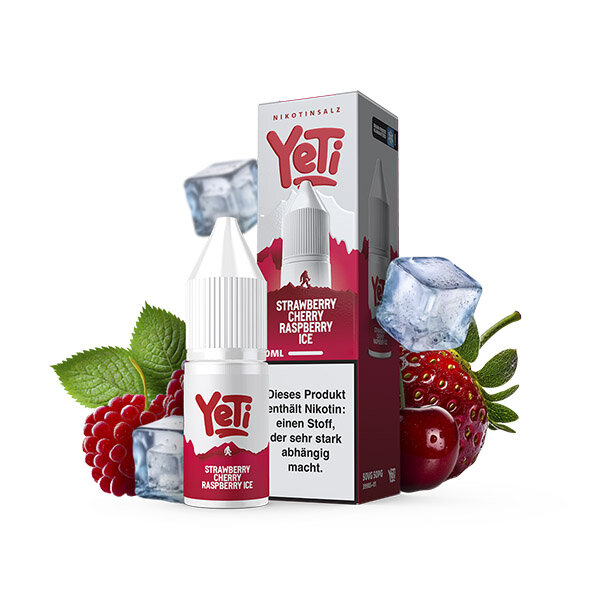 Yeti Summit Strawberry Cherry Raspberry Ice Nikotinsalz Liquid 10mg