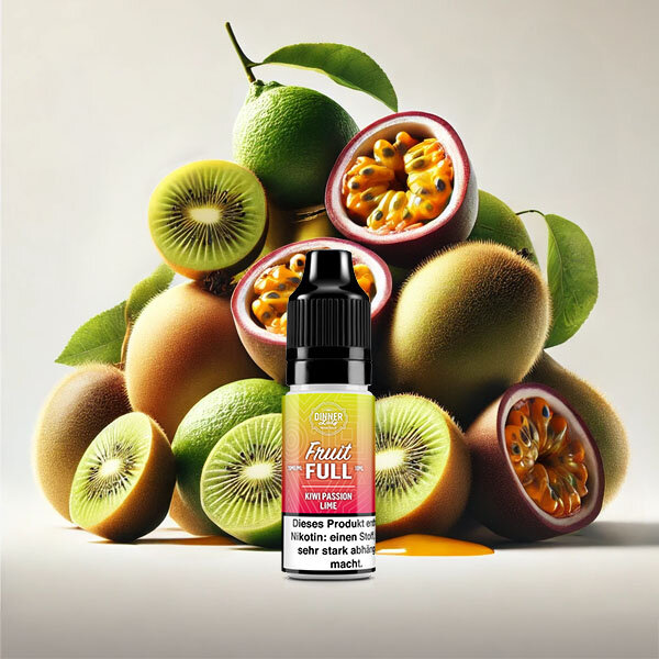 Dinner Lady Fruit Full Kiwi Passion Lime Nikotinsalz Liquid 10mg