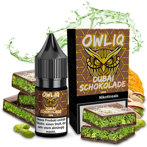 OWLIQ Dubai Schokolade Nikotinsalz Liquid 20mg