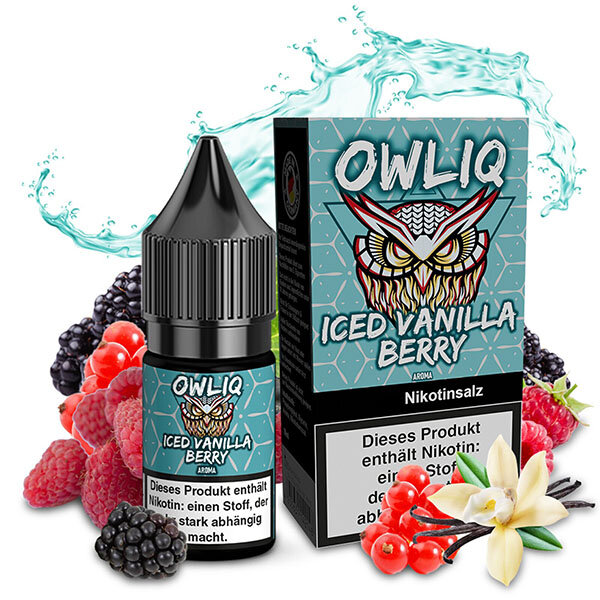 OWLIQ Iced Vanilla Berry Nikotinsalz Liquid 10mg