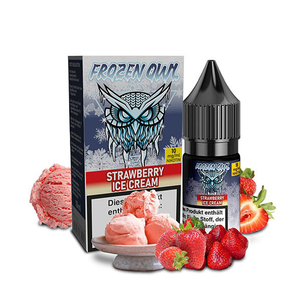 Frozen OWL Strawberry Ice Cream Nikotinsalz Liquid 10mg