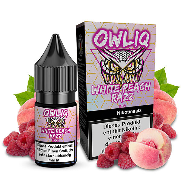OWLIQ White Peach Razz Nikotinsalz Liquid 10mg