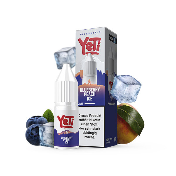 Yeti Summit Blueberry Peach Ice Nikotinsalz Liquid 10mg