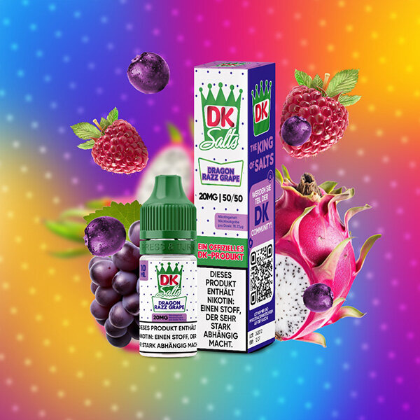 DK Salts Dragon Razz Grape Nikotinsalz Liquid 20mg