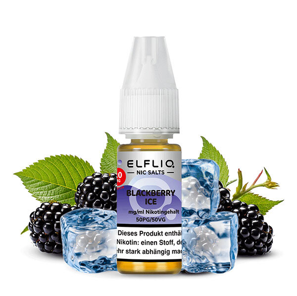 Elfliq by Elfbar Blackberry Ice Nikotinsalz Liquid 10ml 20mg